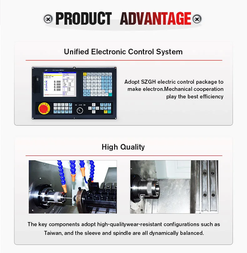SZGH-25 مخرطة CNC — التفاصيل الفنية 2