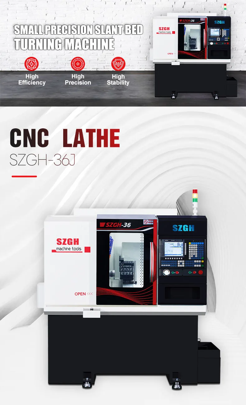 SZGH-36J Torno CNC — Detalles técnicos 1
