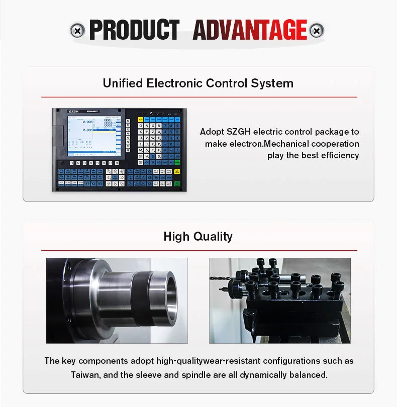 SZGH-36J Torno CNC — Detalles técnicos 2