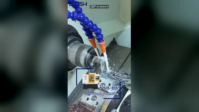 مركز الخراطة والتفريز SZGH-46Y – تشغيل دقيق متعدد العمليات وقطع اللوالب