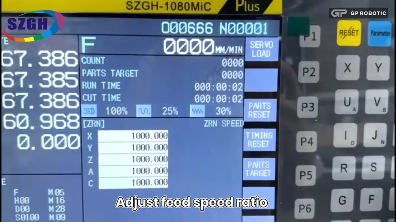 وحدة تحكم الفرايز SZGH-1080MIC من 3 إلى 5 محاور – Modbus وEtherCAT