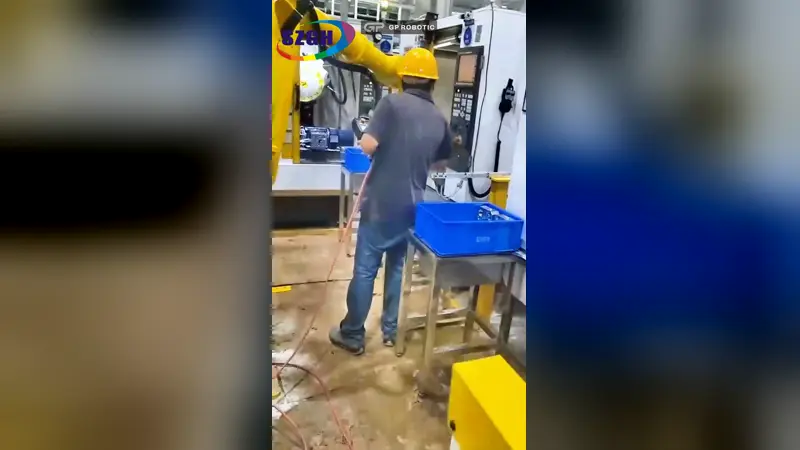 روبوت SZGH سداسي المحاور متعدد الأغراض – تحميل وتفريغ آلات CNC