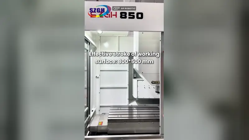 مركز تفريز CNC طراز SZGH-850 – ثقب حتى 30 مم