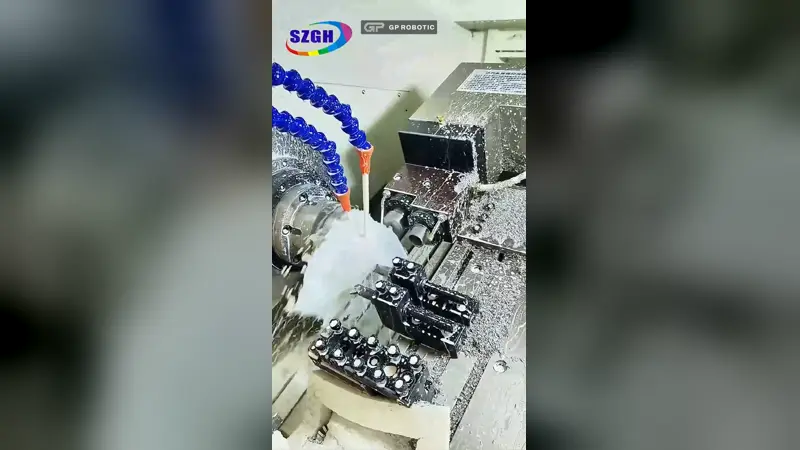 مخرطة CNC ثنائية المحاور SZGH-46J – تشغيل القطع المعقدة والصواميل