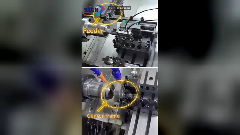 مخرطة CNC ثنائية المحاور SZGH-25 – ظرف متحد المركز بقوة تثبيت عالية