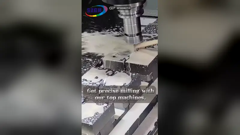 مبدأ التفريز ونتيجة التشغيل – فريزة CNC من SZGH